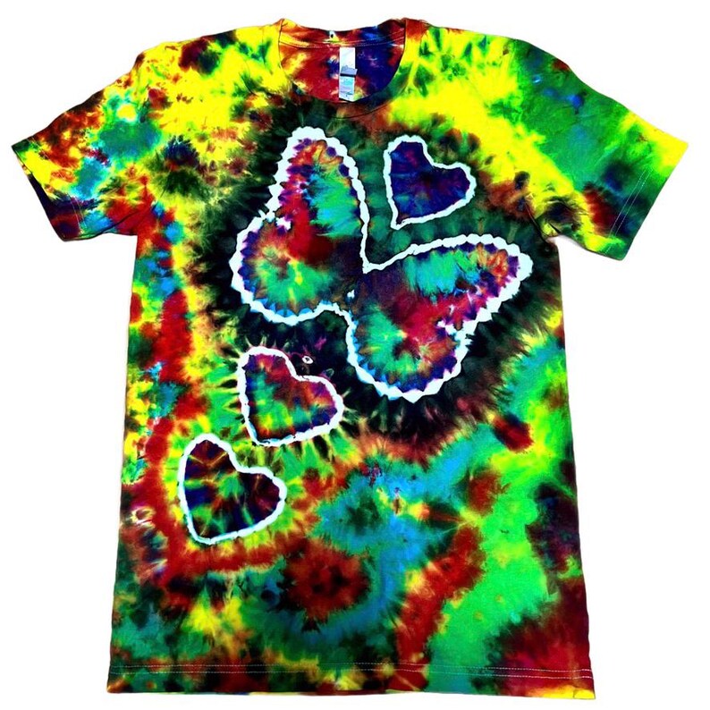 Classic Rainbow Butterfly — hand-dyed short sleeve